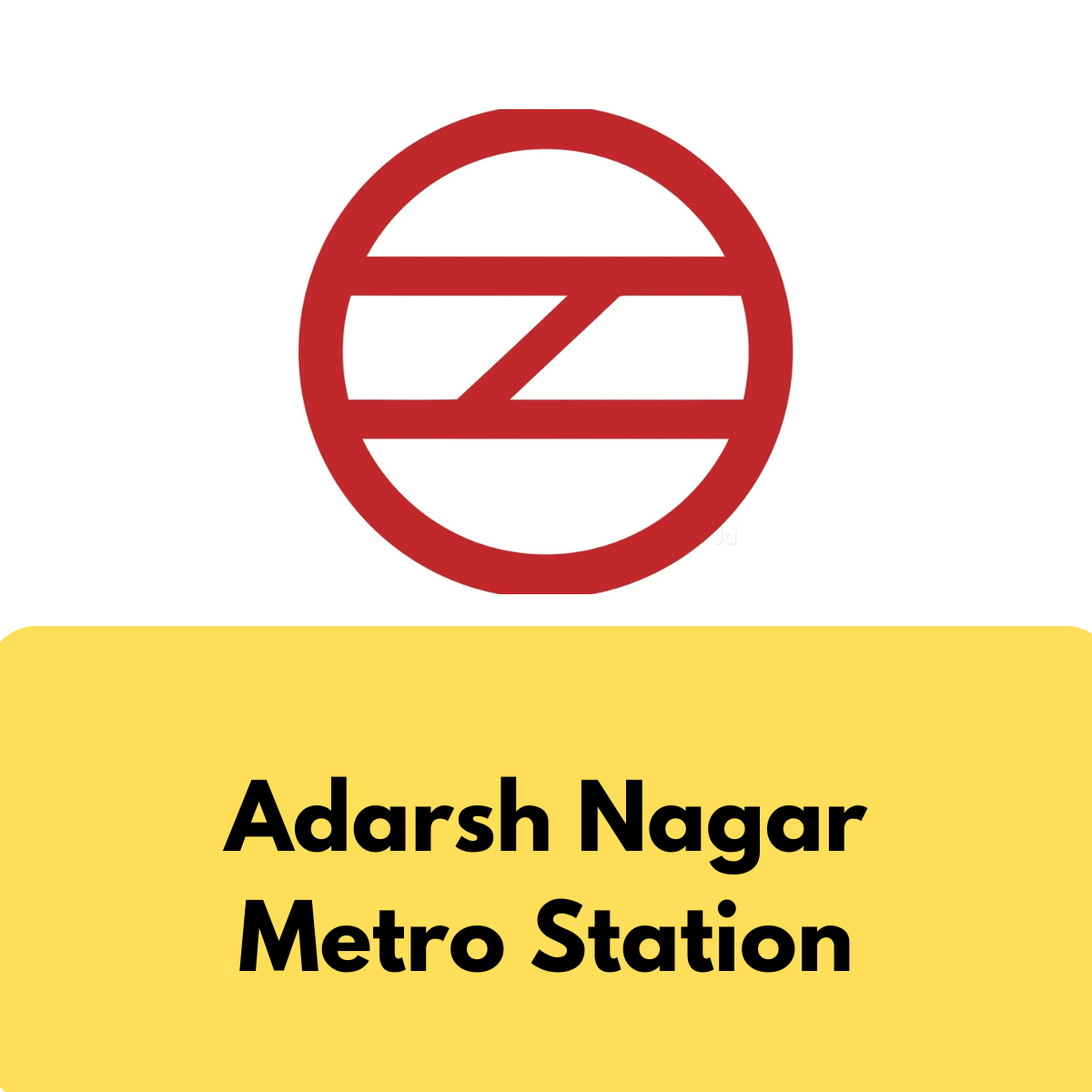 Adarsh Nagar Metro Station