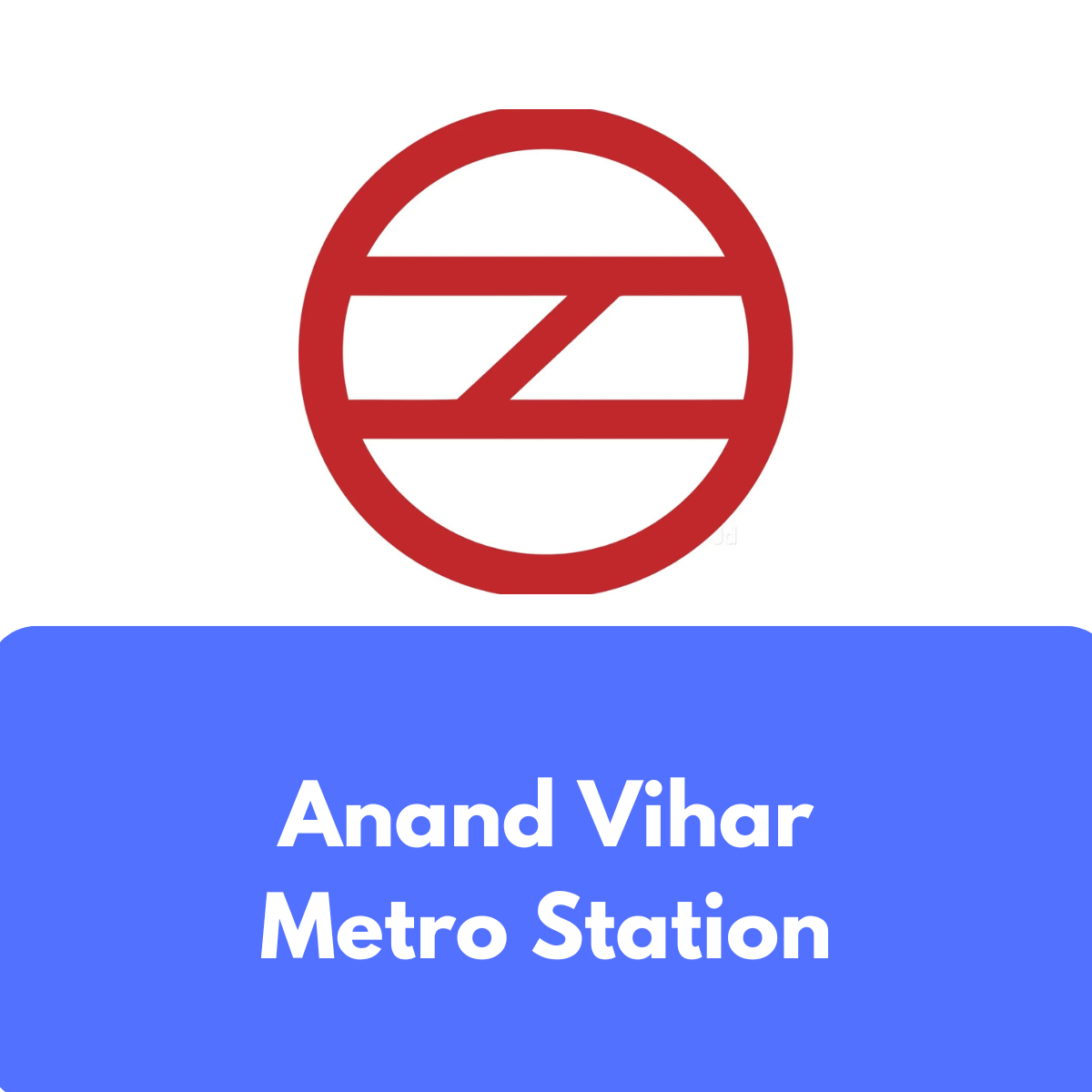 Anand Vihar ISBT Metro Station