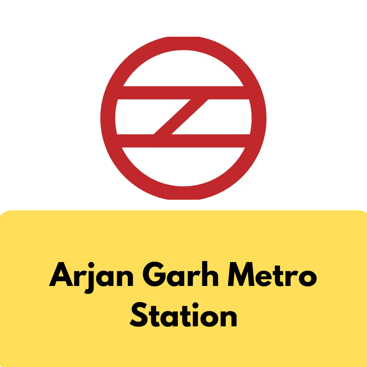 Arjan Garh Metro Station