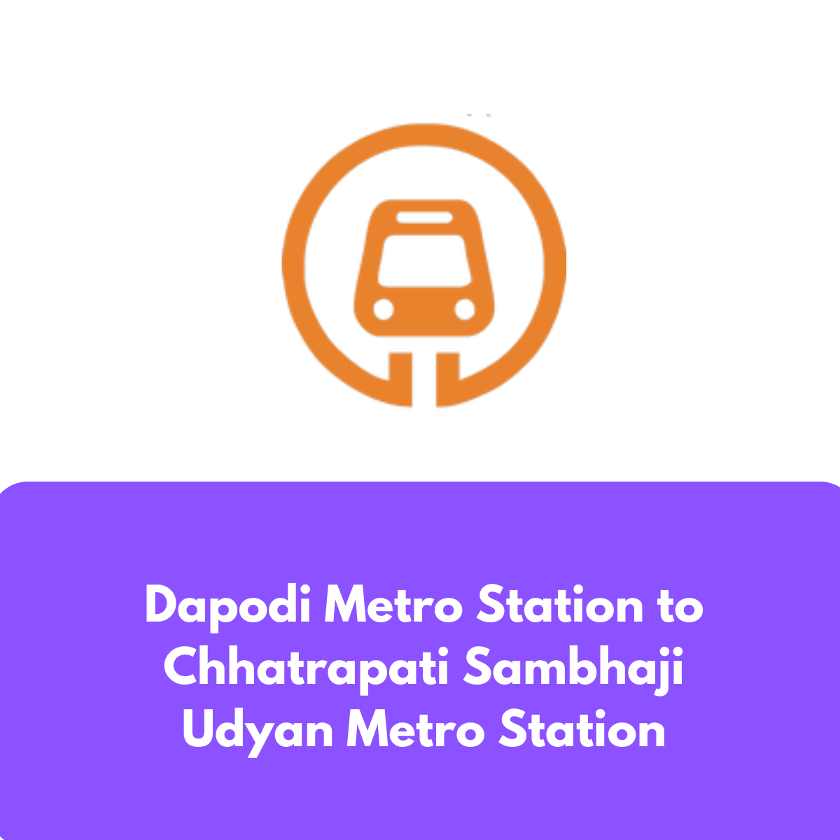 Dapodi to Chhatrapati Sambhaji Udyan