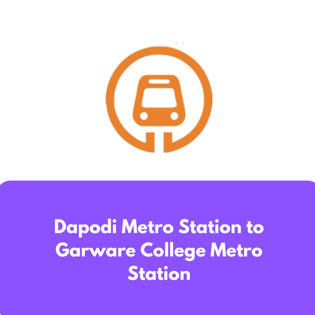 Dapodi to Garware College