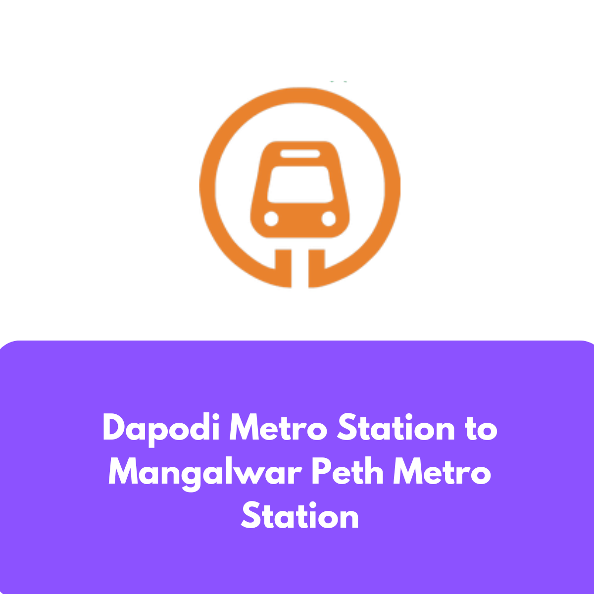 Dapodi to Mangalwar Peth