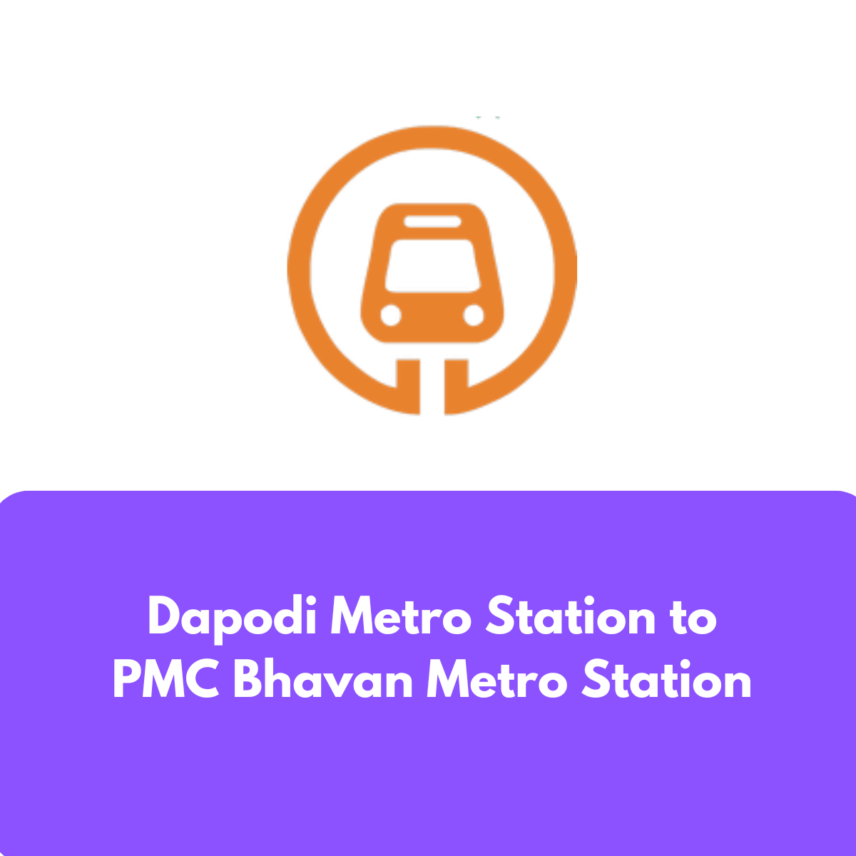 Dapodi to PMC Bhavan