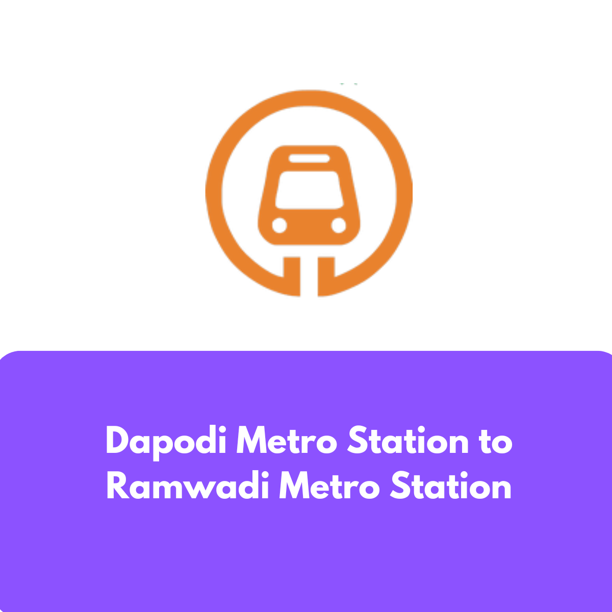 Dapodi to Ramwadi