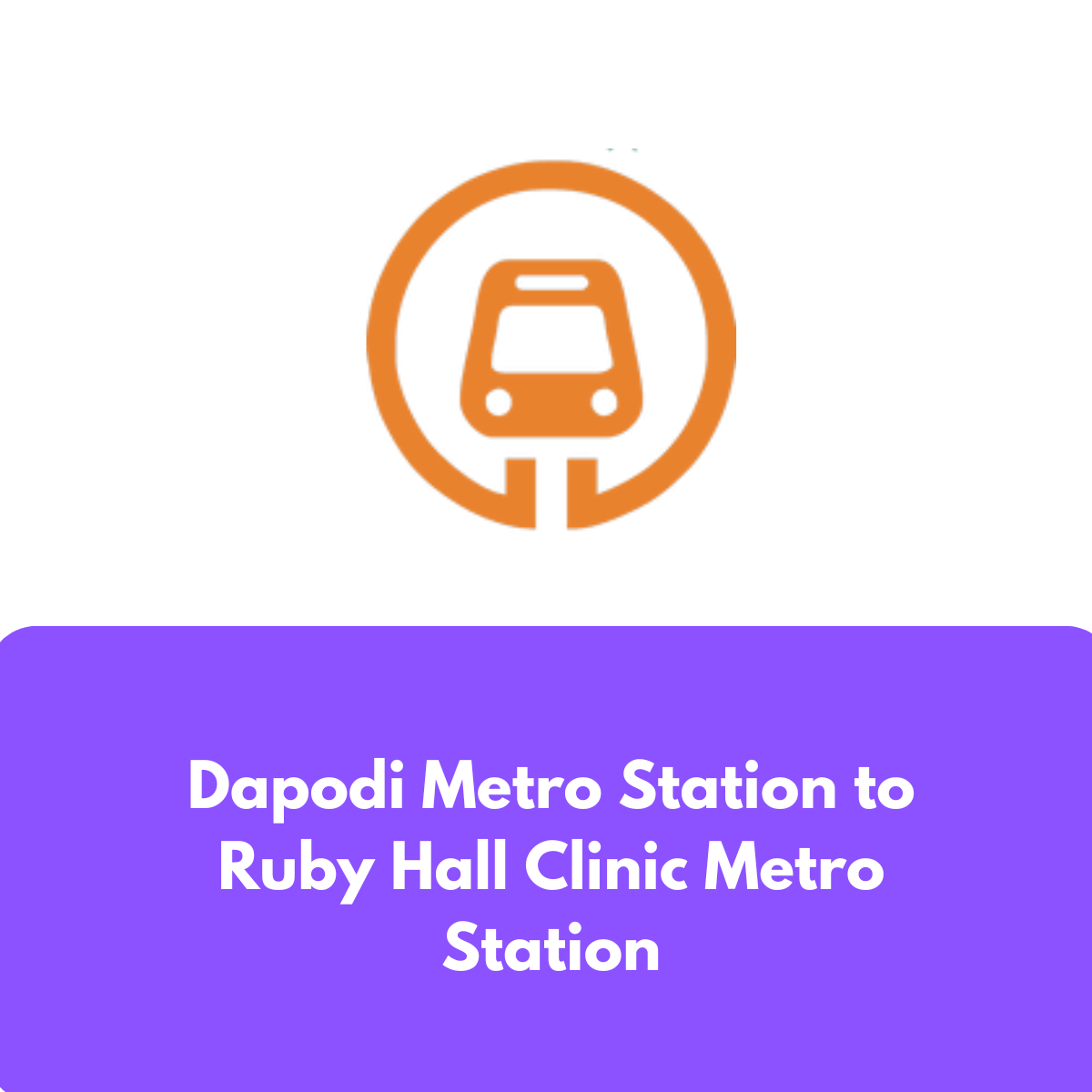 Dapodi to Ruby Hall Clinic