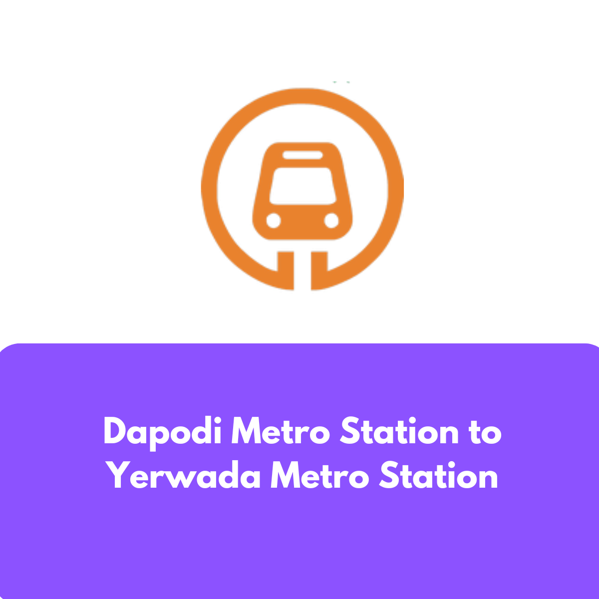 Dapodi to Yerwada